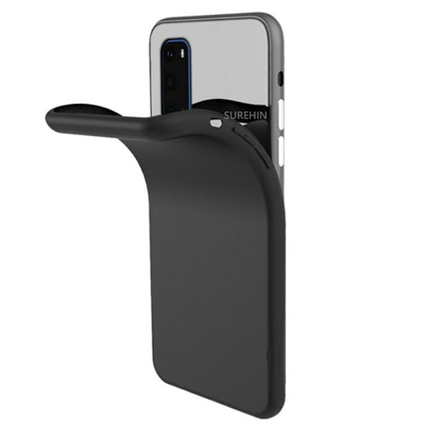 Stødabsorberende mat cover - Samsung Galaxy A41 Svart