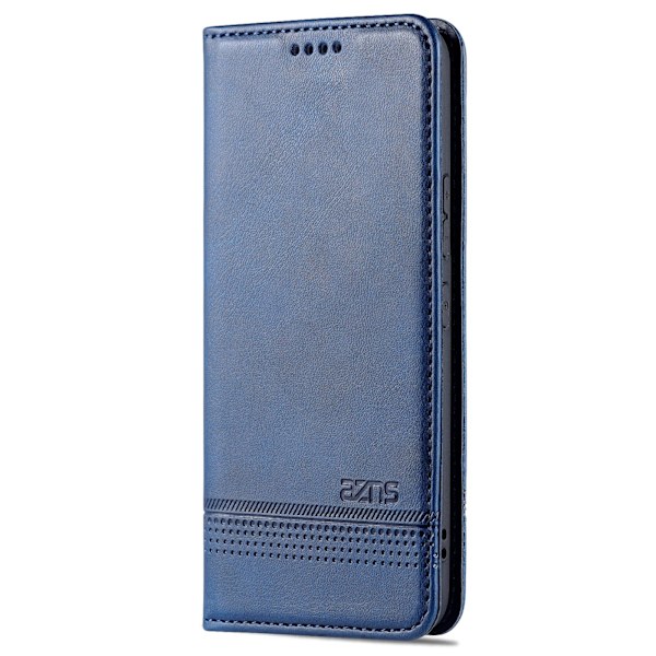 Samsung Galaxy S22 - Effektiv Yazunshi Wallet Case Blå