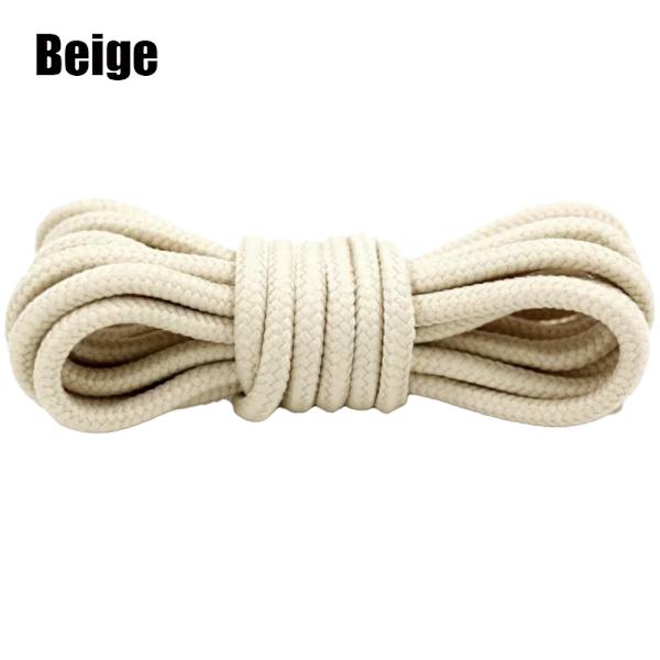 1-Par Stilrena Slittåliga Polyester Skosnören (0.7M/0.9M/1.2M/1.5M) Beige 0.7M 