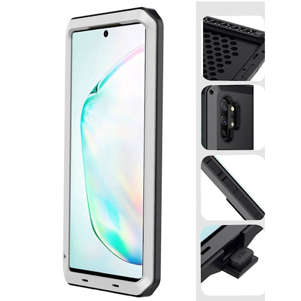 Exklusivt Skyddande Skal - Samsung Galaxy Note10+ Silver Silver