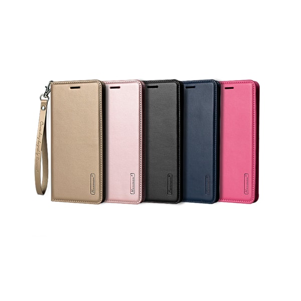Smart og stilig deksel med lommebok til Samsung Galaxy S8+ Svart