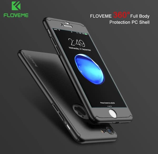 Stilrent Skyddsfodral f�r iPhone 6/6S  (Fram och bak) Grå