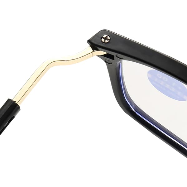 Praktiska Unisex TR Magnetiska Läsglasögon Blå +1