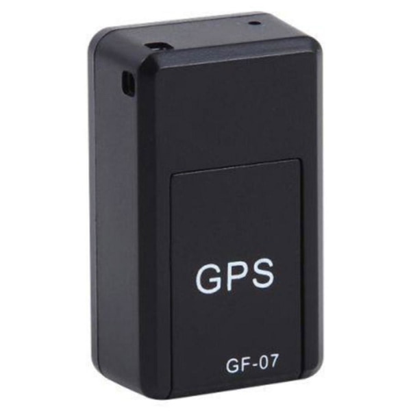 Mini GPS Tracker GF-07 Tracker mikrofonilla Svart