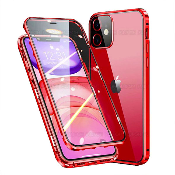 iPhone 12/12 Pro - Magnetiskt Dubbelskal Grön