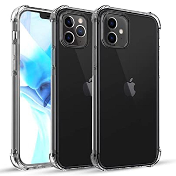 iPhone 12 Pro Max - Skyddande Floveme Silikonskal Transparent/Genomskinlig