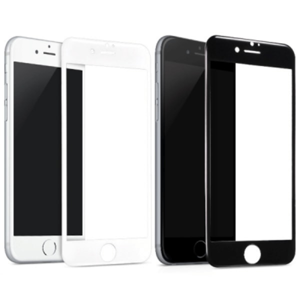 iPhone 6/6S 10-PACK skjermbeskytter 2.5D-ramme 9H HD-klar skjermtilpasning Svart