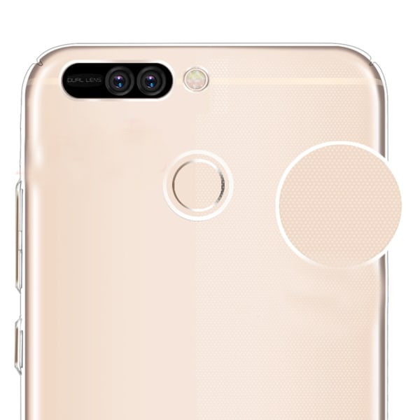 Huawei Honor 8 Pro - Huolellinen silikonikuori Transparent/Genomskinlig