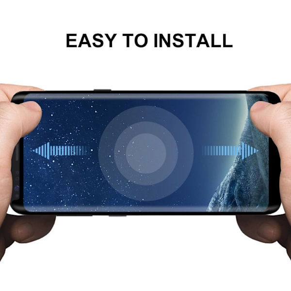 Samsung Galaxy S8+ Skärmskydd CASE-Friendly HuTech ORIGINAL Blå