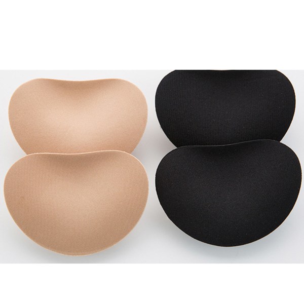 1-Par Mjuka Bekväma Push-Up BH/Bikini Inlägg Beige