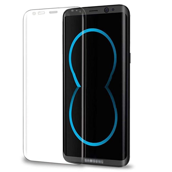 Samsung S9 näytönsuoja Nano-Soft Screen-Fit HD-Clear Transparent/Genomskinlig