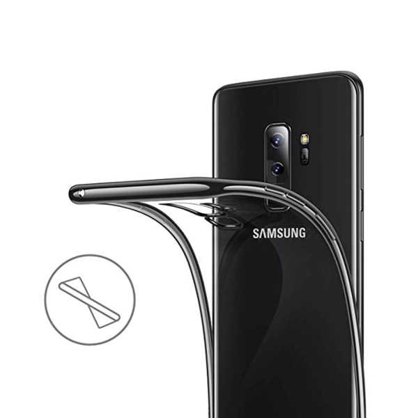 Samsung Galaxy S9 Plus - Tukeva silikonikuori Transparent/Genomskinlig Transparent/Genomskinlig
