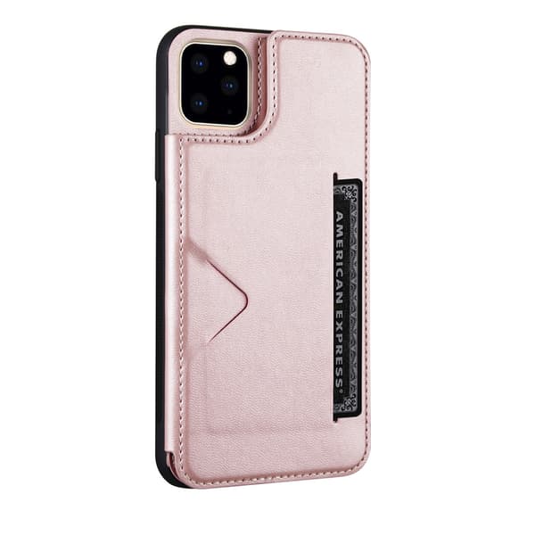 iPhone 13 Pro - Exklusivt Skal med Kortfack (HANMAN) Brun