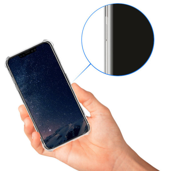 iPhone 11 Pro Max - Professionellt Skyddande Silikonskal FLOVEME Transparent/Genomskinlig