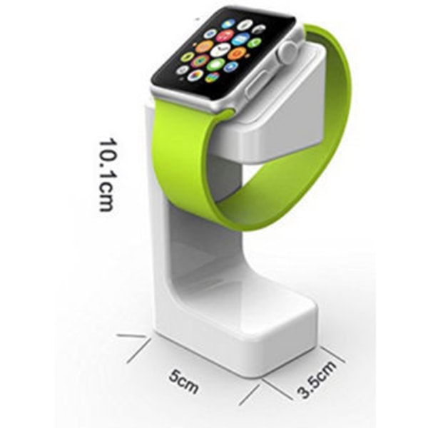 Praktisk Apple Watch-stativ Grön