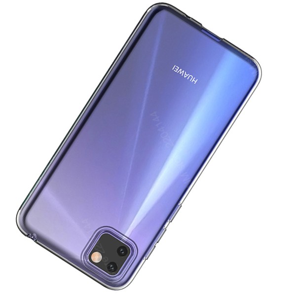 Huawei Y5p - Effektfuldt Floveme Silikoneskal Transparent/Genomskinlig