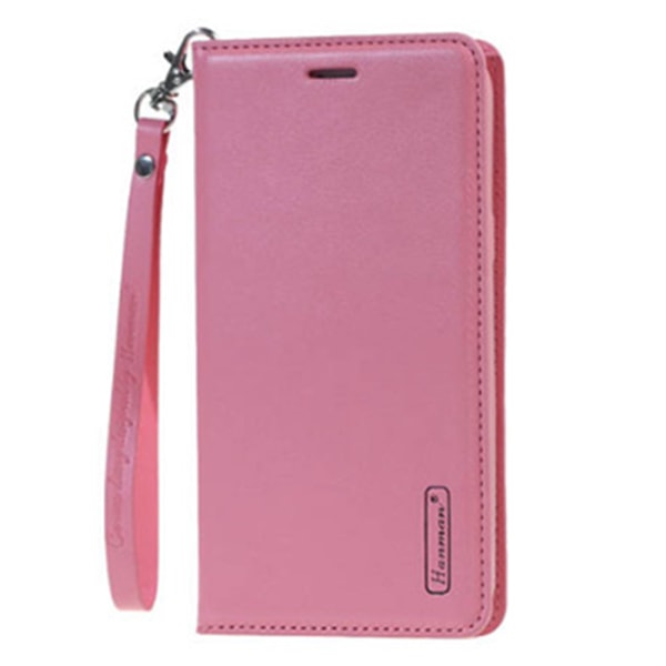 Smart och Stilsäkert Fodral med Plånbok till iPhone XR Rosaröd