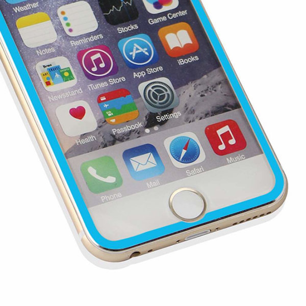 HuTech Original Protection 3D (Aluminium) iPhone 6/6S Plus Blå
