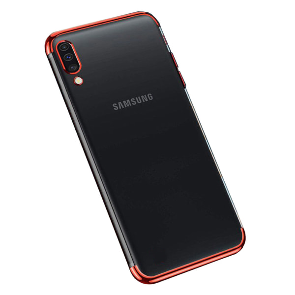 Kraftfullt Skyddande Silikonskal - Samsung Galaxy A50 Blå