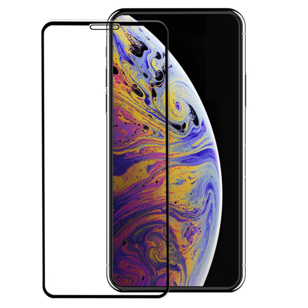 iPhone 12 Pro Max 4-PACK Näytönsuoja Hiilikuitu 9H 0,3mm Svart Svart