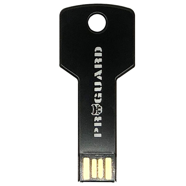 ProGuard USB 2.0 minne flash (Metall) 32GB Svart