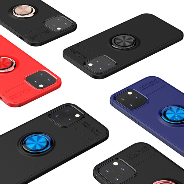iPhone 13 Pro - Stilsäkert Skal med Ringhållare Blå