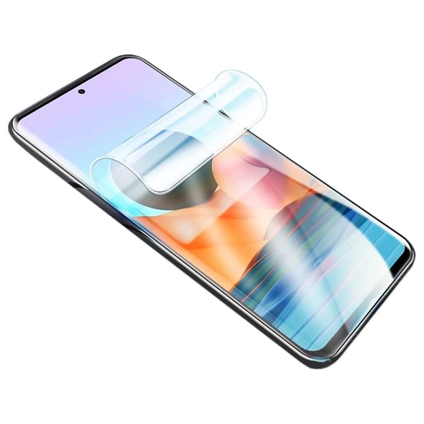 Redmi Note 10 Pro Soft Skjermbeskytter i Hydrogel-variant Transparent