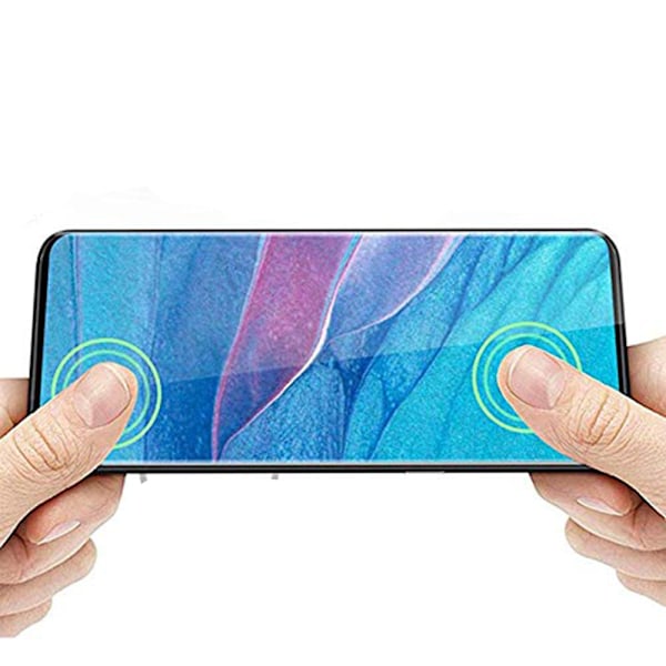 HuTech EXXO-Skärmskydd i 3D-utförande till Samsung Galaxy S10 Transparent/Genomskinlig