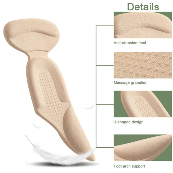 Mjuka Bekväma Flexibla - Skoinlägg Beige