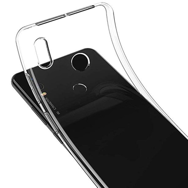 Smart Silicone Cover - Huawei Honor Play Transparent/Genomskinlig
