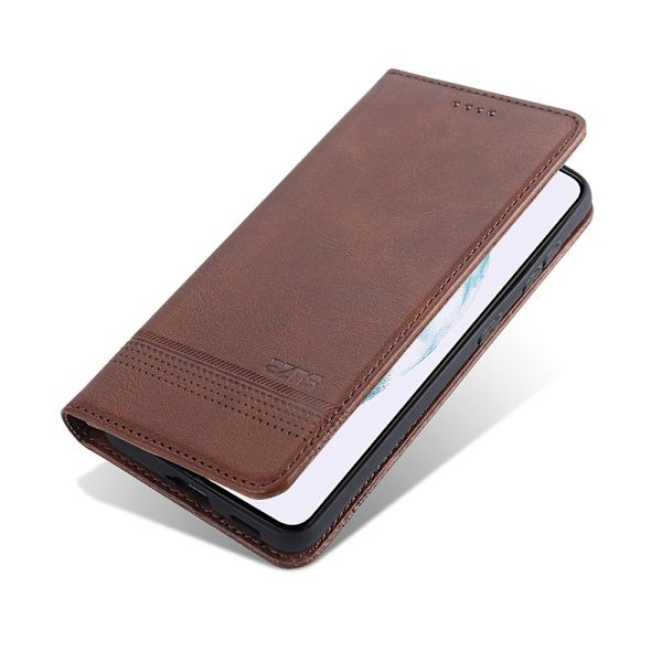 Samsung Galaxy S21 Ultra - Praktiskt Stilrent YAZUNSHI Plånboksfodral Brun