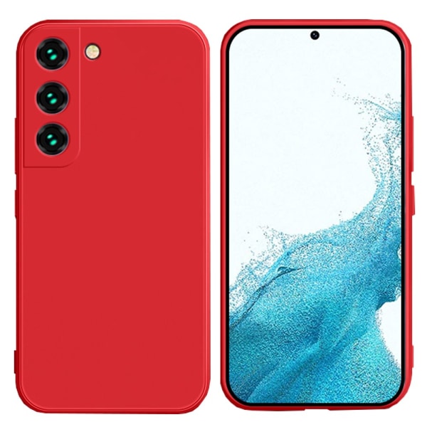Samsung Galaxy S21 FE - Stilrent Silikonskal Röd