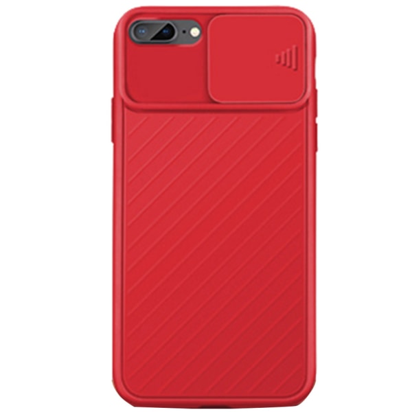iPhone 6 Plus / 6S Plus - Skyddande Skal med Kamera Skydd Röd