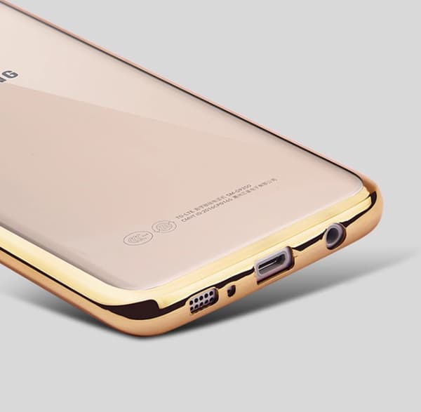 Samsung Galaxy S7 Edge - Stilrent Silikonskal från LEMAN Grå