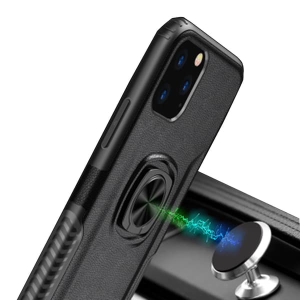 Skal med Ringhållare - iPhone 11 Guld Guld