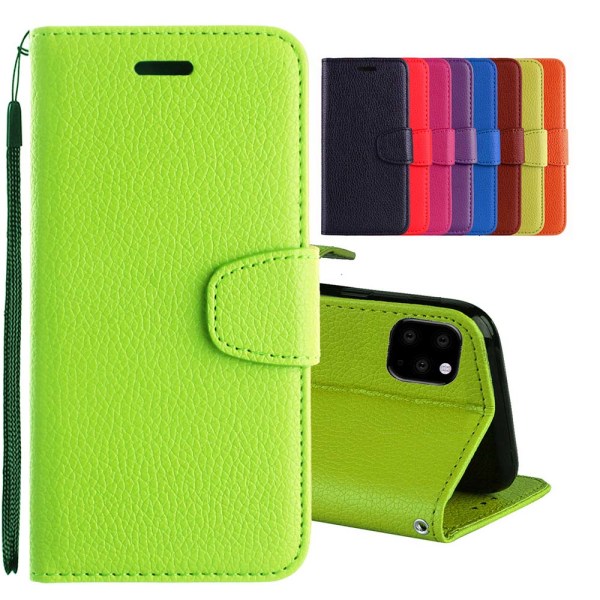 iPhone 11 Pro Max - Stilig lommebokdeksel Grön