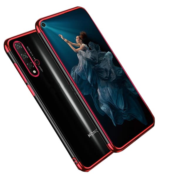 Elegant Silikonskal - Huawei Nova 5T Röd