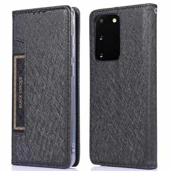 Elegant Plånboksfodral - Samsung Galaxy S20 Silver