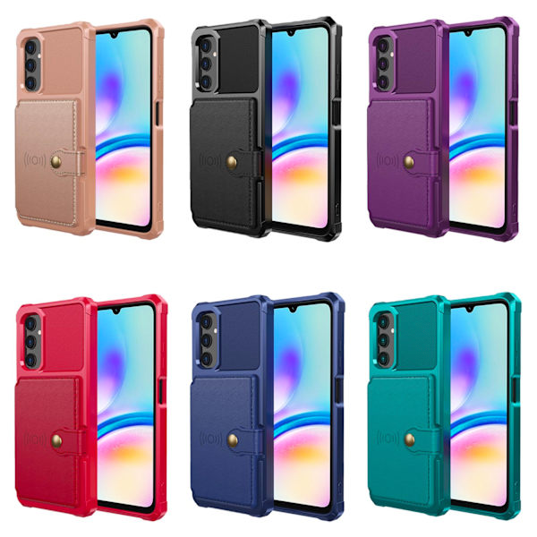 Magnetiskt Plånboksfodral i PU-Läder för Samsung Galaxy A05S 4G Lila