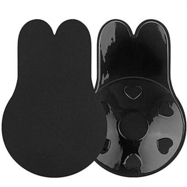 Myk og komfortabel selvhheftende BH uten stropper Svart 9,5CM