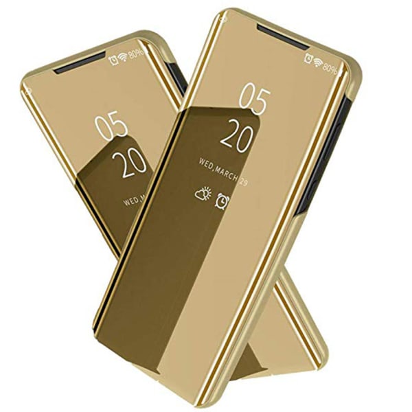 Samsung Galaxy Note 10 - Praktiskt Smart Fodral (Leman) Guld
