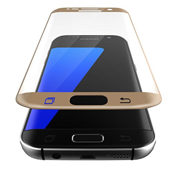 Samsung Galaxy S7 Edge - HuTech EXXO-Skärmskydd 3D (9H) Vit