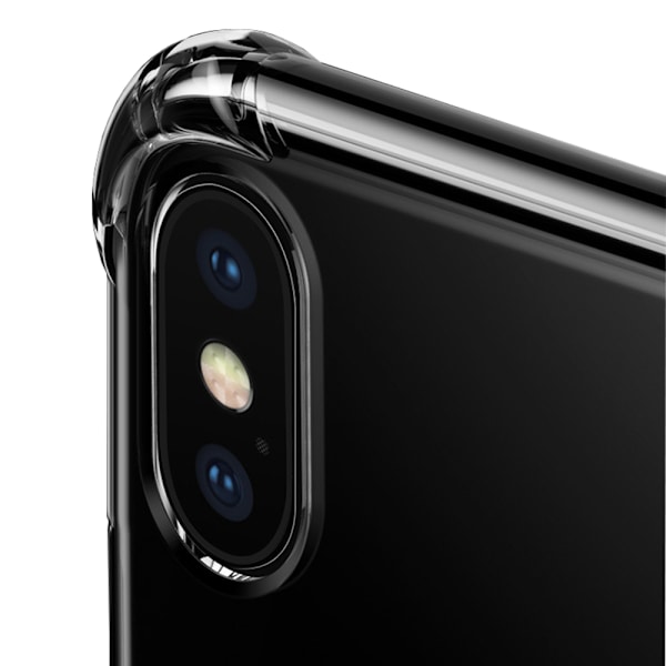 Tunt och Smart Skyddsskal i Silikon för iPhone XS Max Roséguld