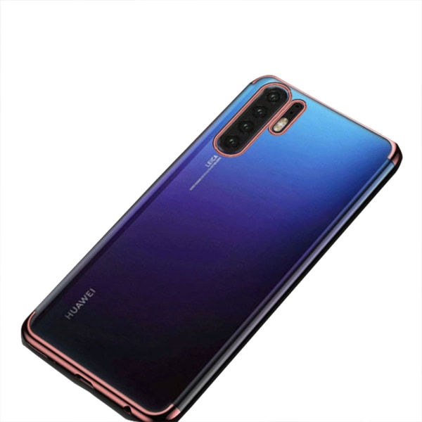 Stötdämpande Tunt Silikonskal - Huawei P30 Pro Röd Röd