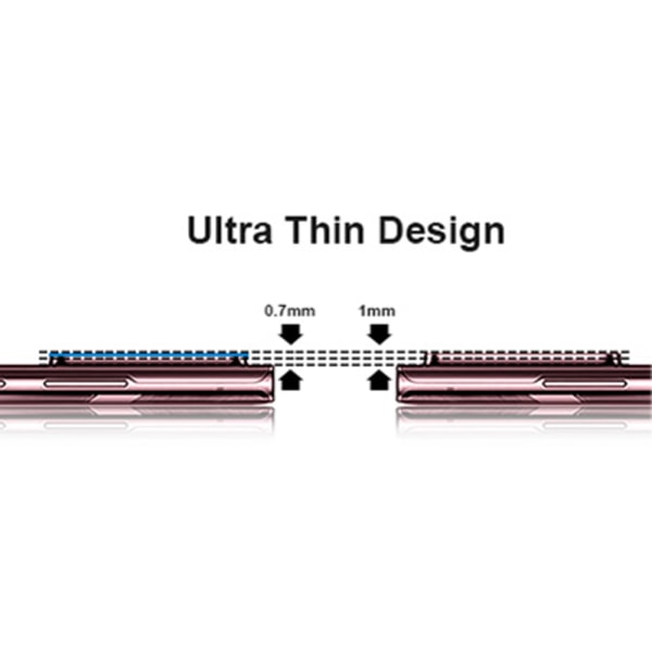 3-PACK Samsung Galaxy S22 Ultra kamera linsecover Standard HD Transparent