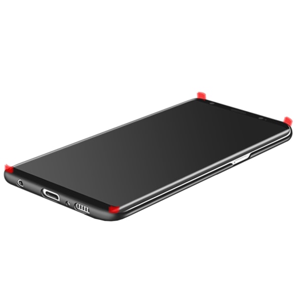 Samsung Galaxy S8 - Skyddande Robust Silikonskal Svart