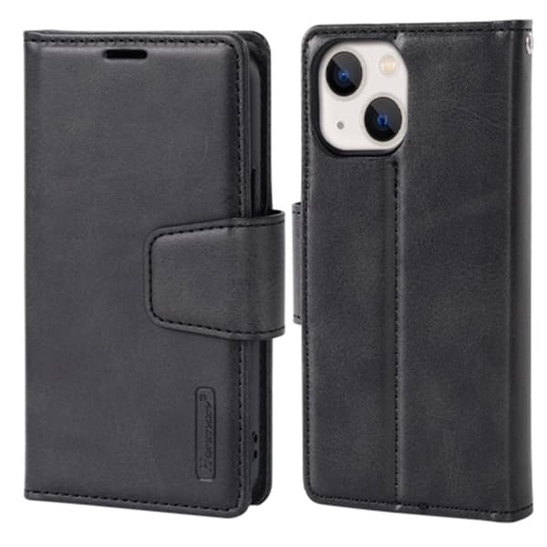 iPhone 13 - Stilfuldt Praktisk Pungetui (HANMAN) Brun