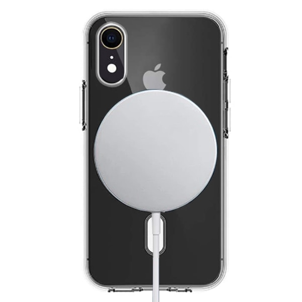 iPhone XR - Skyddande Magnetiskt Skal Genomskinlig