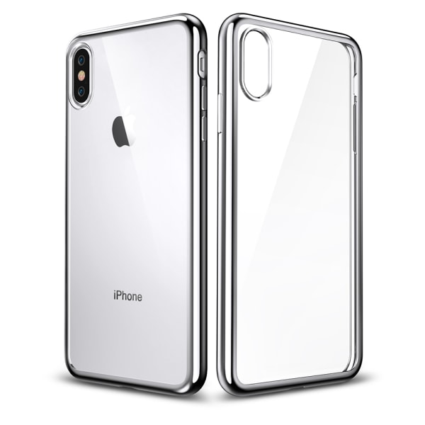 Praktiskt Stötdämpande Skal - iPhone XS Max Grå