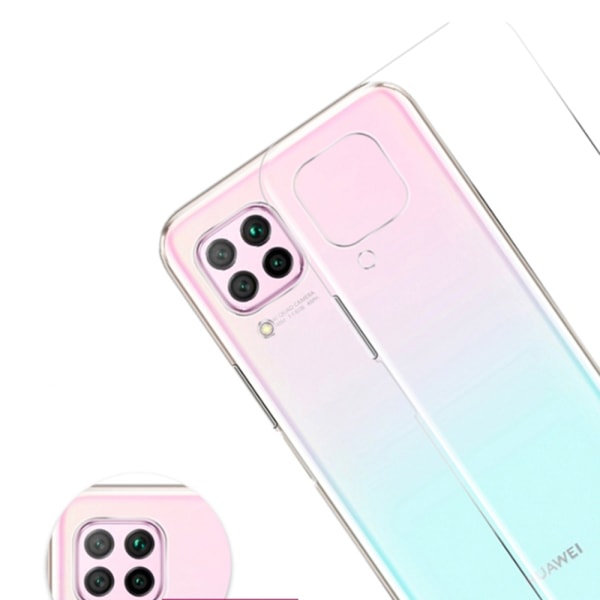 Stilig silikondeksel - Huawei P40 Lite Transparent/Genomskinlig